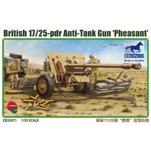 British 17/25-pdr Anti-Tank Gun Pheasant (1/35)
