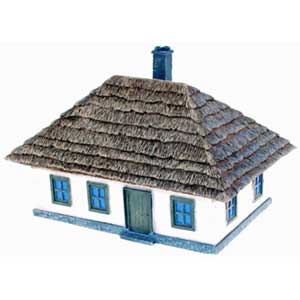 Ukrainian House 2 (Assembled Model) (1/72)