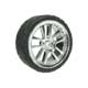 5 Dual Spoke Rim Tyre Set (0 Offset - 24mm) 1/10 (4pcs) - Silver