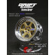 6-Spoke DE Wheels Gold/Chrome (2Pcs)