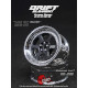 6-Spoke DE Wheels Gunmetal/Chrome (2Pcs)