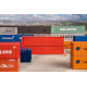 40' Container, rood, set van 2 (H0)
