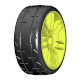 1/8 GT M01 Revo S7 Medium on Glued Yellow Spoked Wheels (2Pcs)
