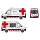Mercedes-Benz Sprinter Ambulance Rode Kruis (H0)