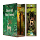 Houten boekensteunen - Story of The Forest
