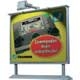 Advertising board with LED lighting (H0)