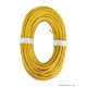 High-current cable 0,75 mm2, yellow, 10 m