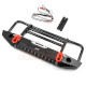 Traxxas TRX-4 Alloy Front Bumper with Led light (Black)