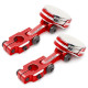 Alu. Magnetic Body Mounting System - Red (2Pcs)